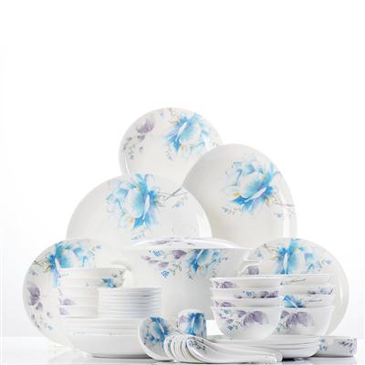 爆操美女流水大鸡巴36d啊啊啊48头聆听花开骨瓷礼品餐具套装